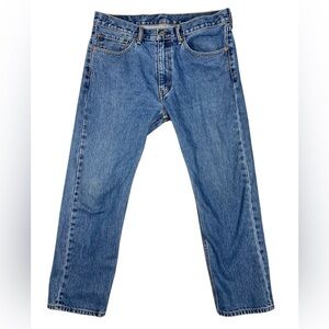 Levi’s 505 regular fit straight leg jeans 36x30 all cotton rugged durable